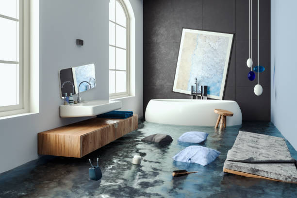 Water damage restoration process in Port Wentworth, GA